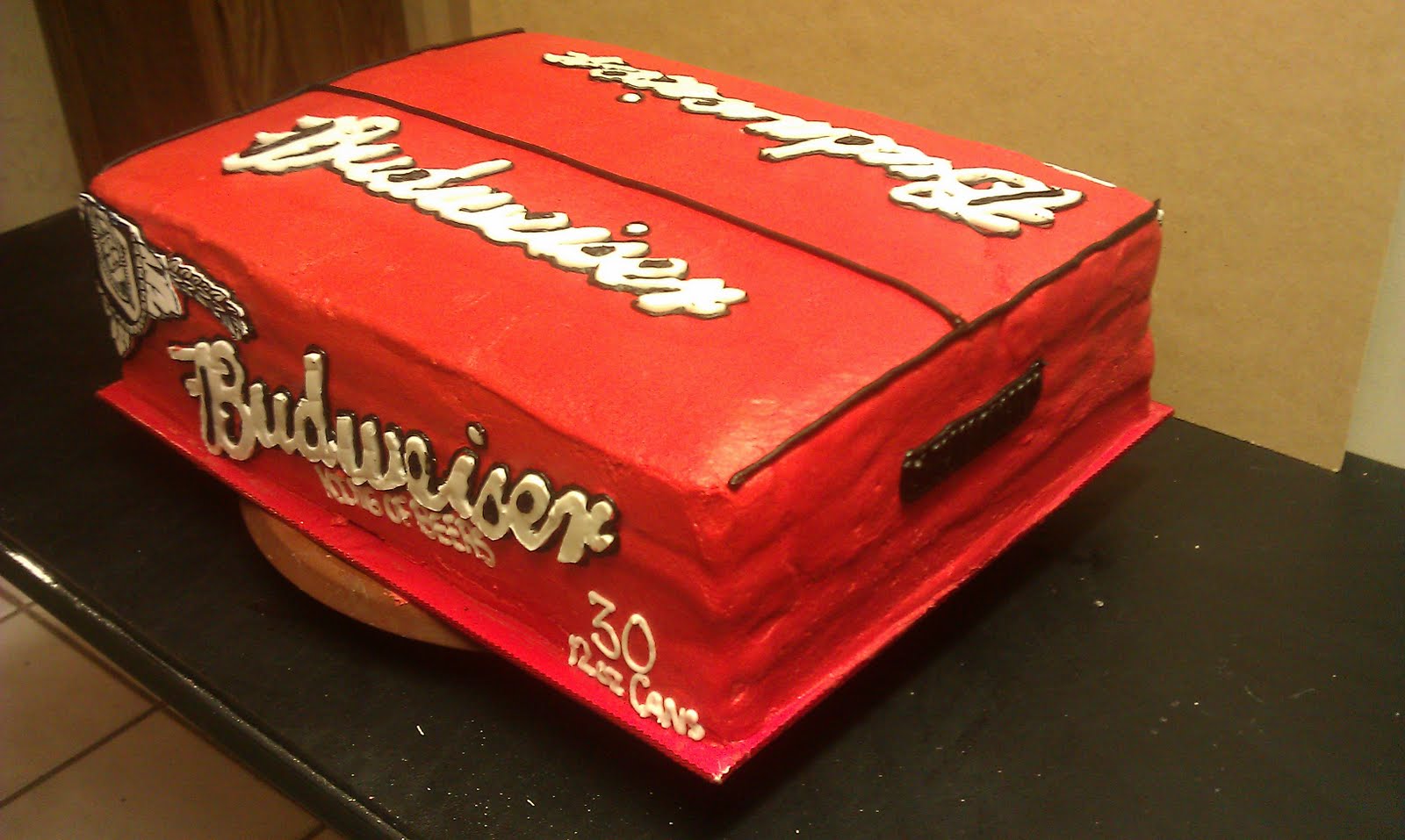 Tasty Pastry Cakes and More Budweiser 30 pack Tasty Pastry Cakes and More Budweiser 30 pack