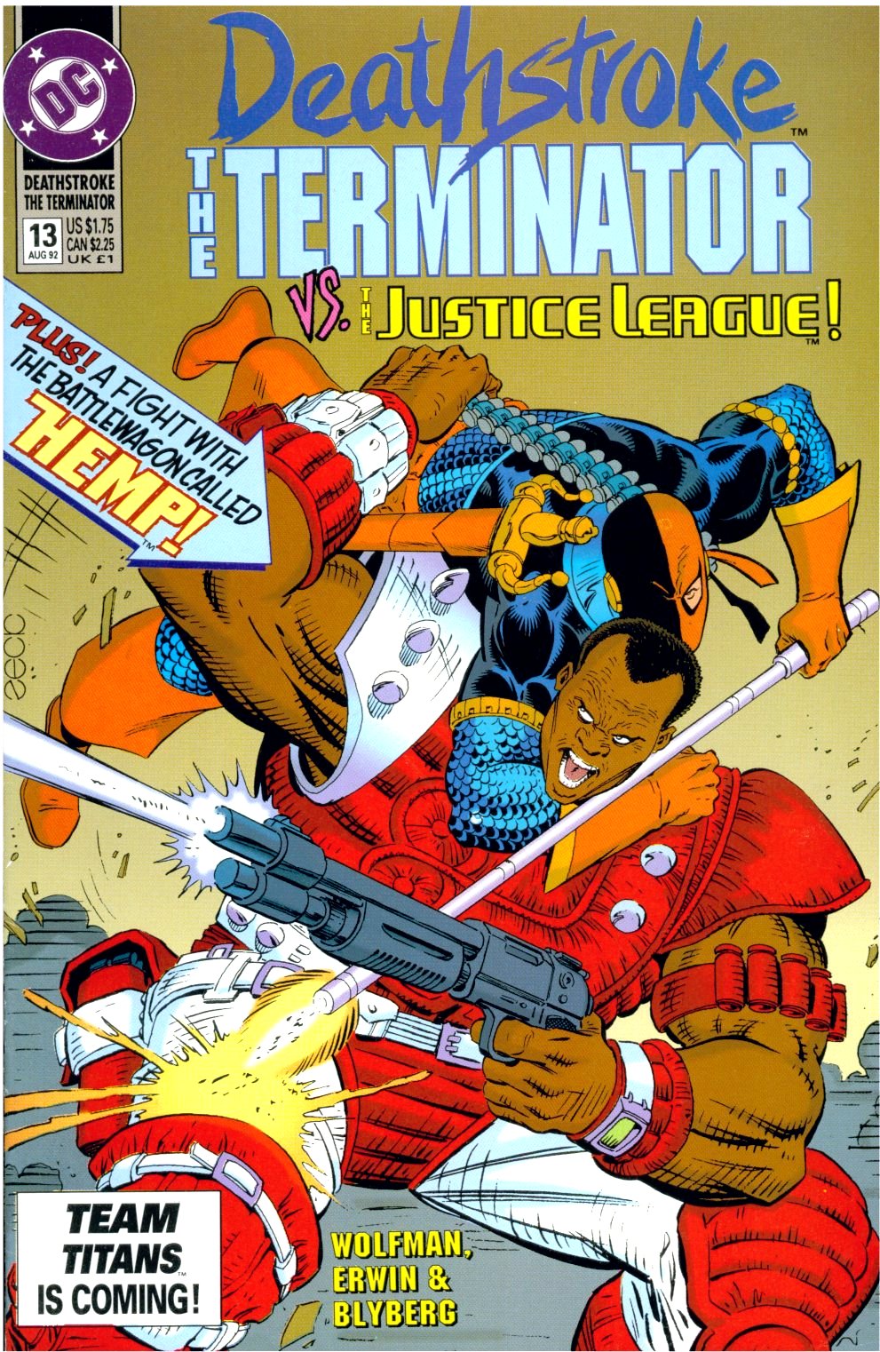 Read online Deathstroke (1991) comic -  Issue #13 - 1