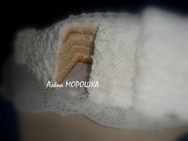 Торты на заказ в Гродно: Бисквитный торт с кремом \"Сливки-ленивки\" на ...