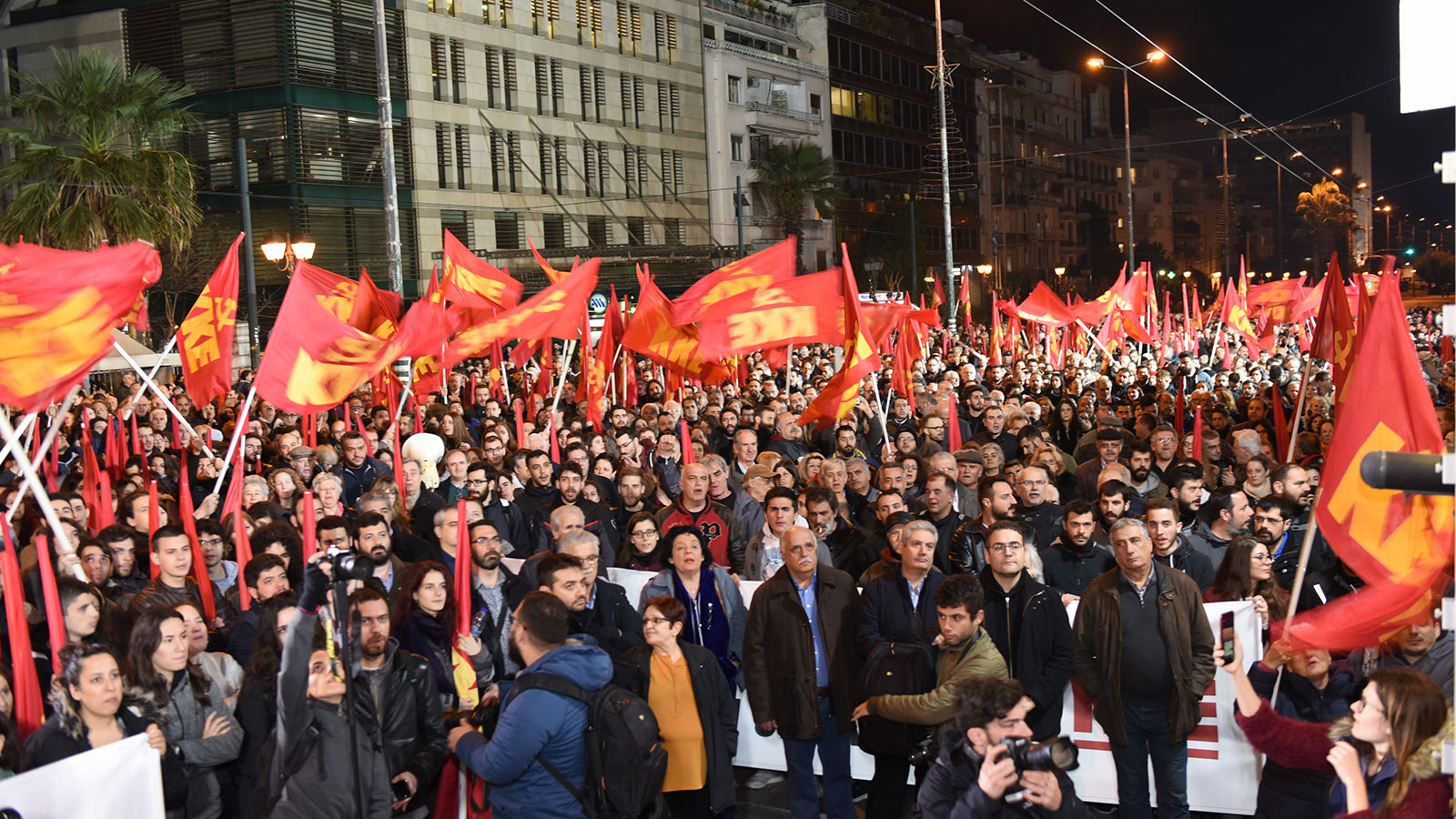 In Defense of Communism Communist Party of Greece holds large rally
