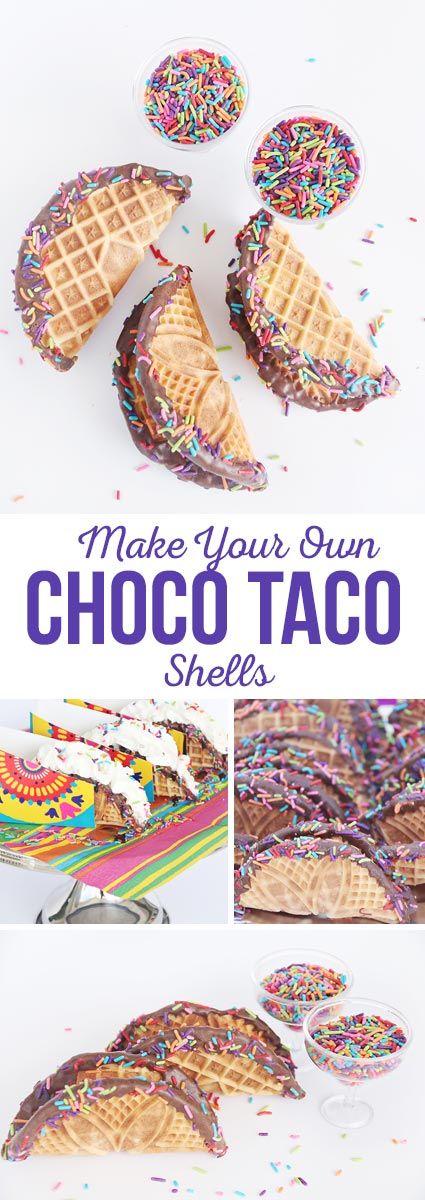 Make Your Own Choco Tacos Shells