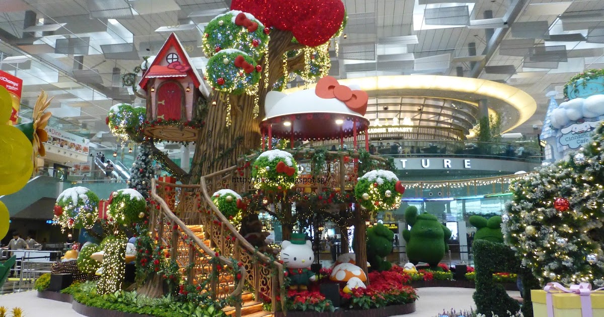 AlicesgSingaporemyhome Changi Airport Terminal 2 and 3 Christmas