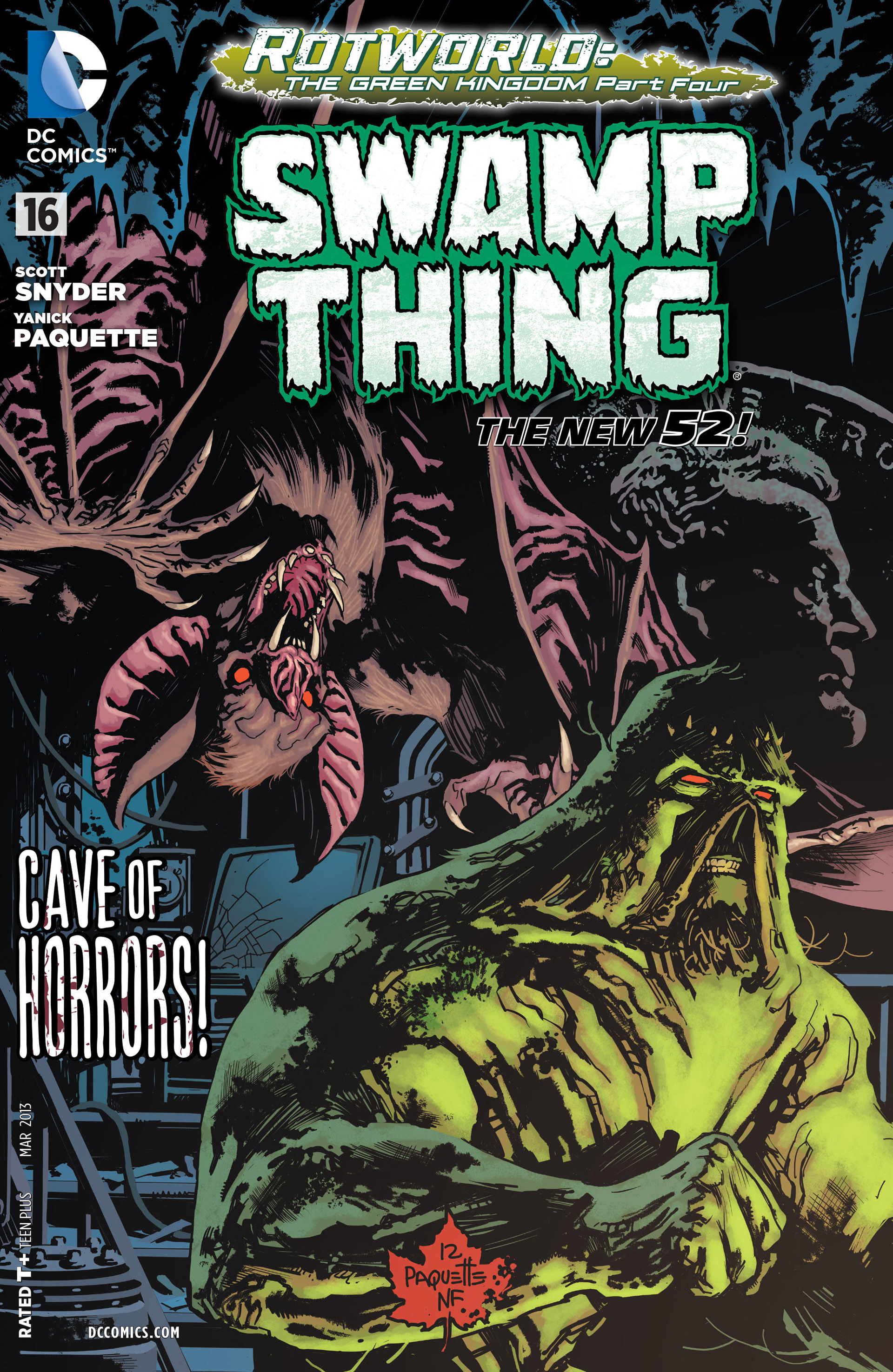 Read online Swamp Thing (2011) comic -  Issue #16 - 1