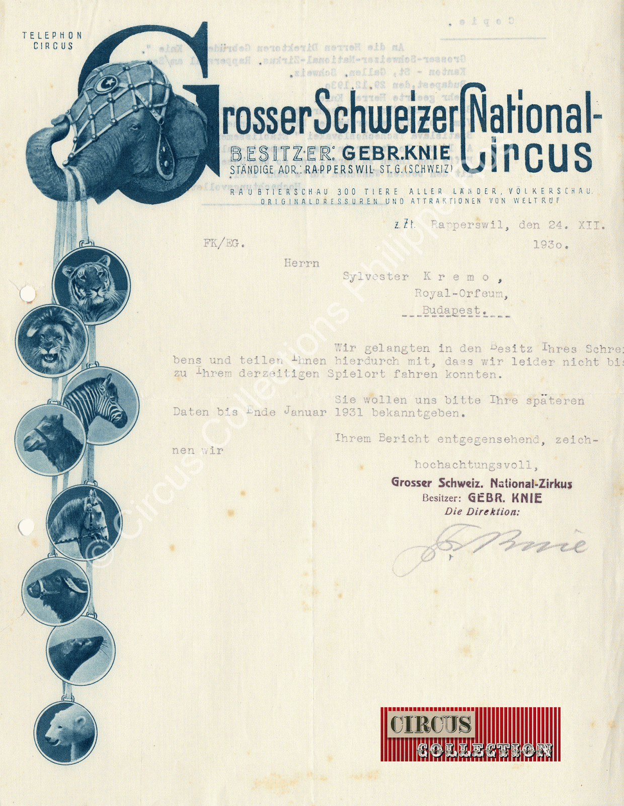 Grosser Schweizer National Circus 