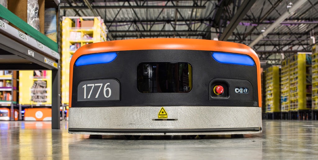 Amazon首度公開物流倉庫 出貨品質全由機器人Kiva掌控