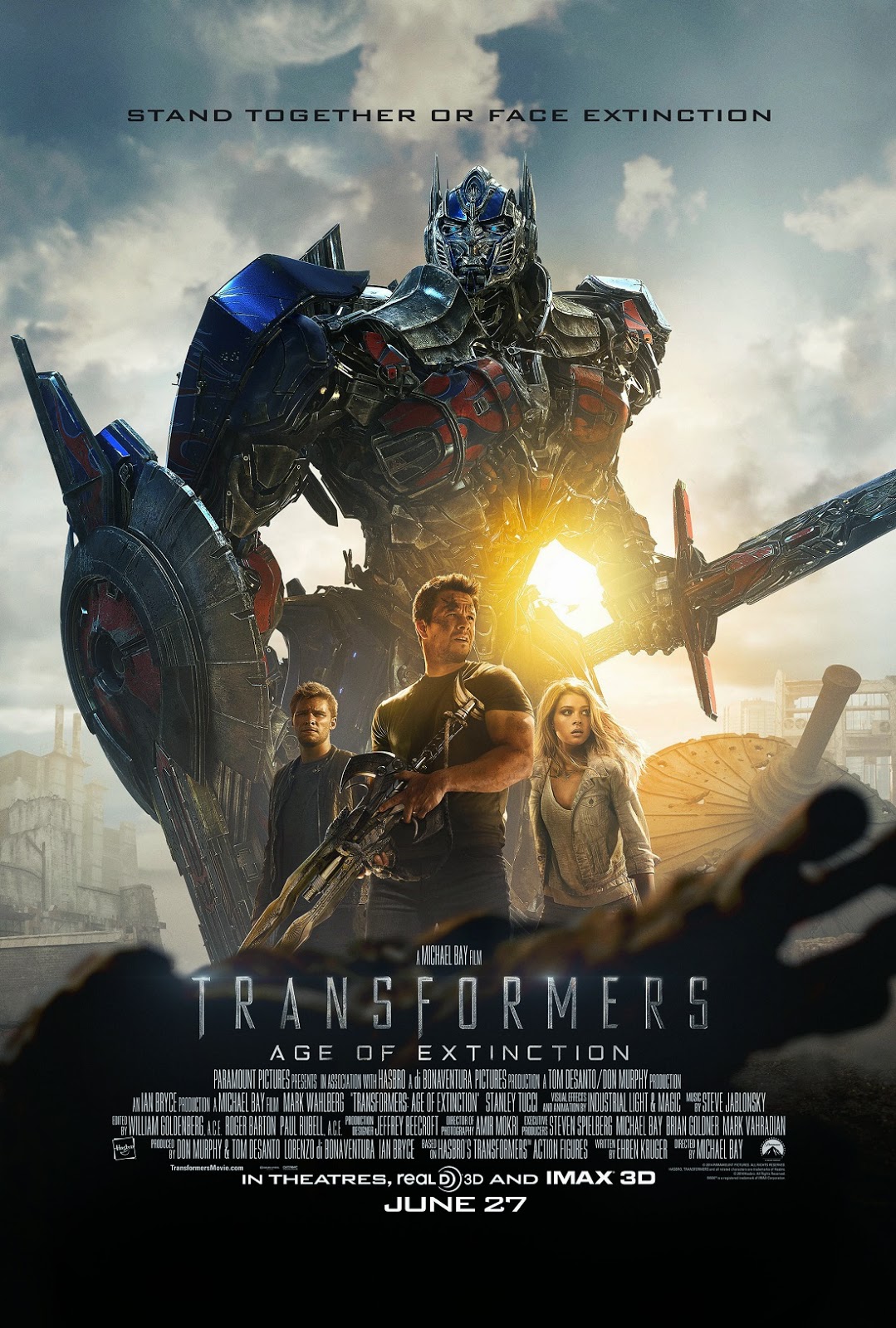 Transformers La Era de la Extinción IMAX 3D, 4DX3D y X4D3D