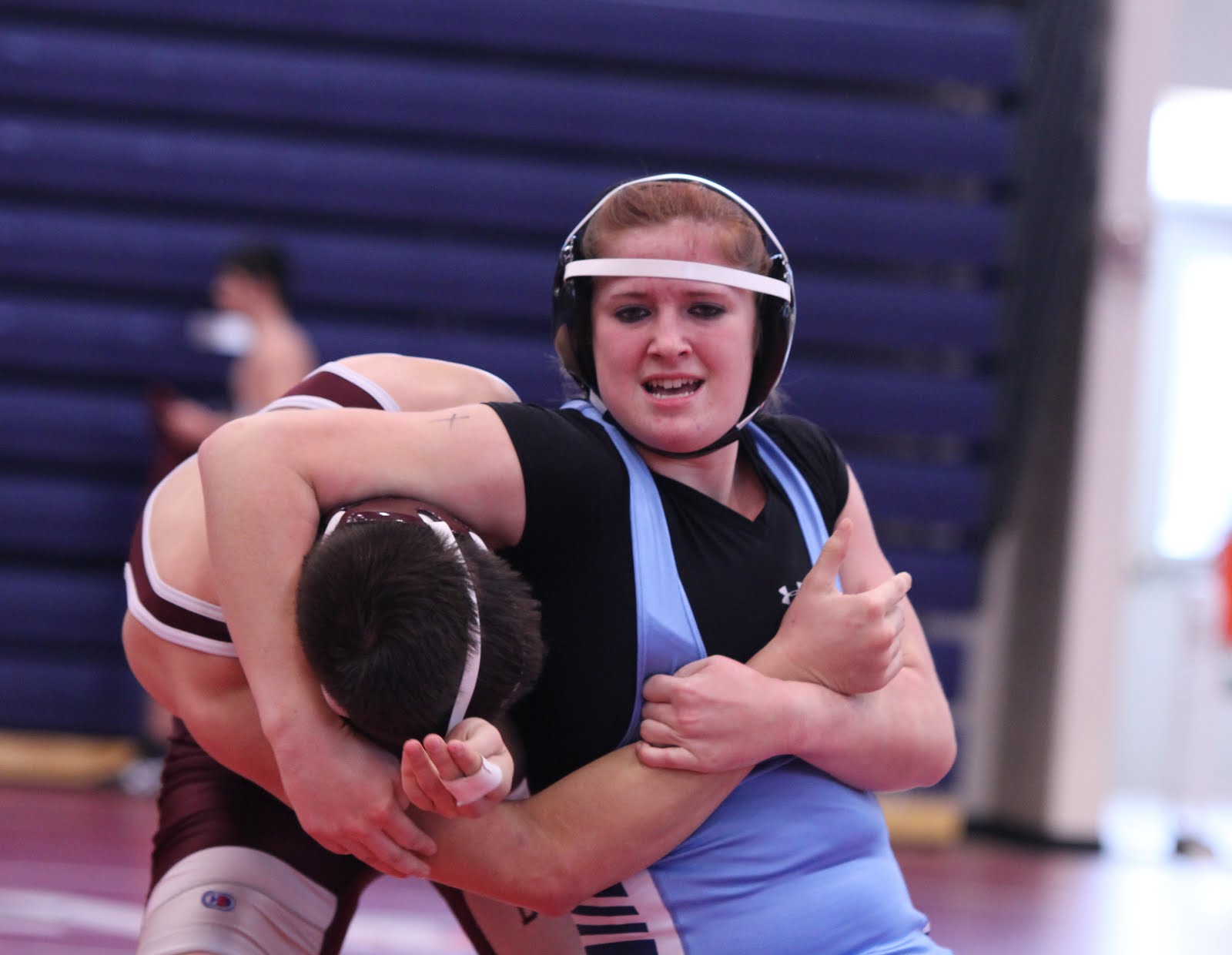 Men Wrestling Women In control