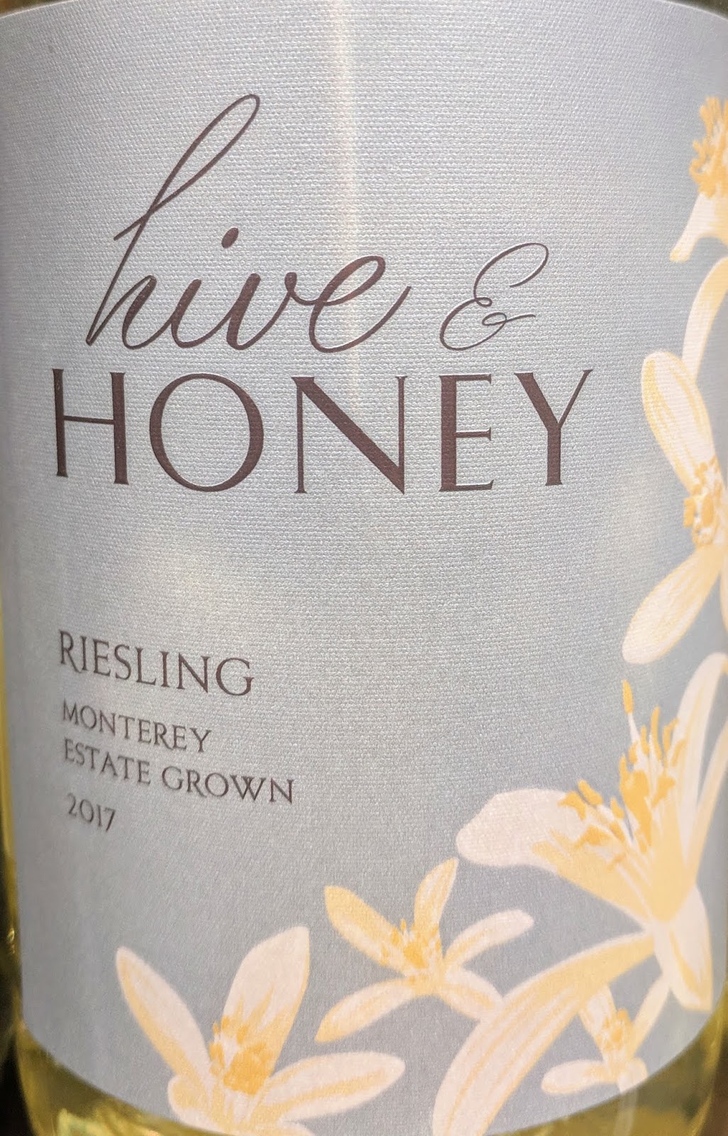 Anna S Wine Blog Tasting Hive Honey Riesling
