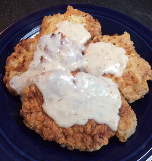 Michele's Woman Cave Country Fried Pork Chops & Gravy