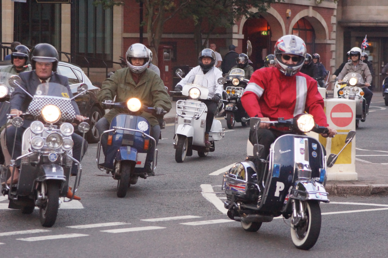 Modernist Society “Scooters brought a bit of 'Mod' magic to