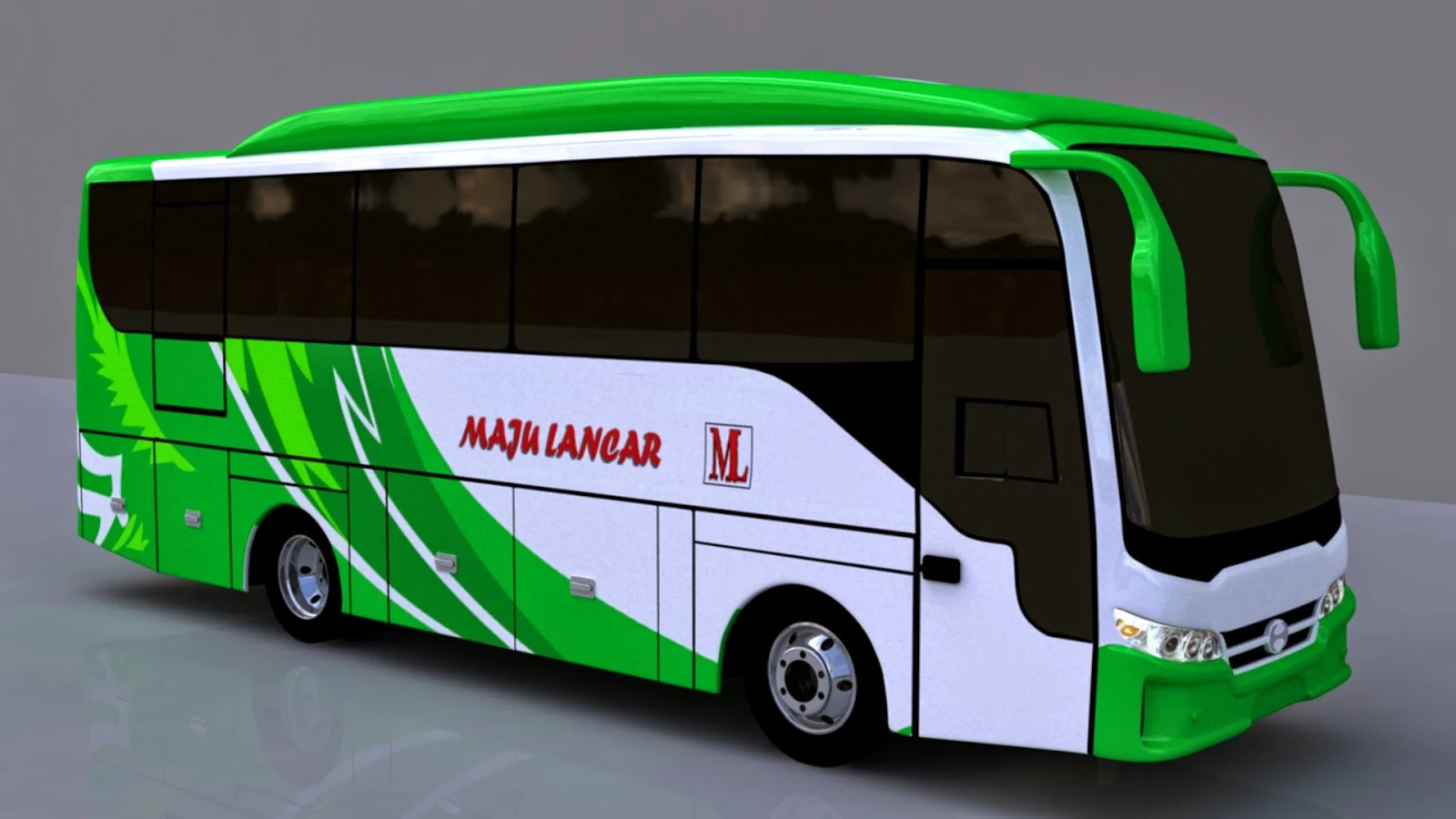 Design bus BEAT MD PO Maju Lancar