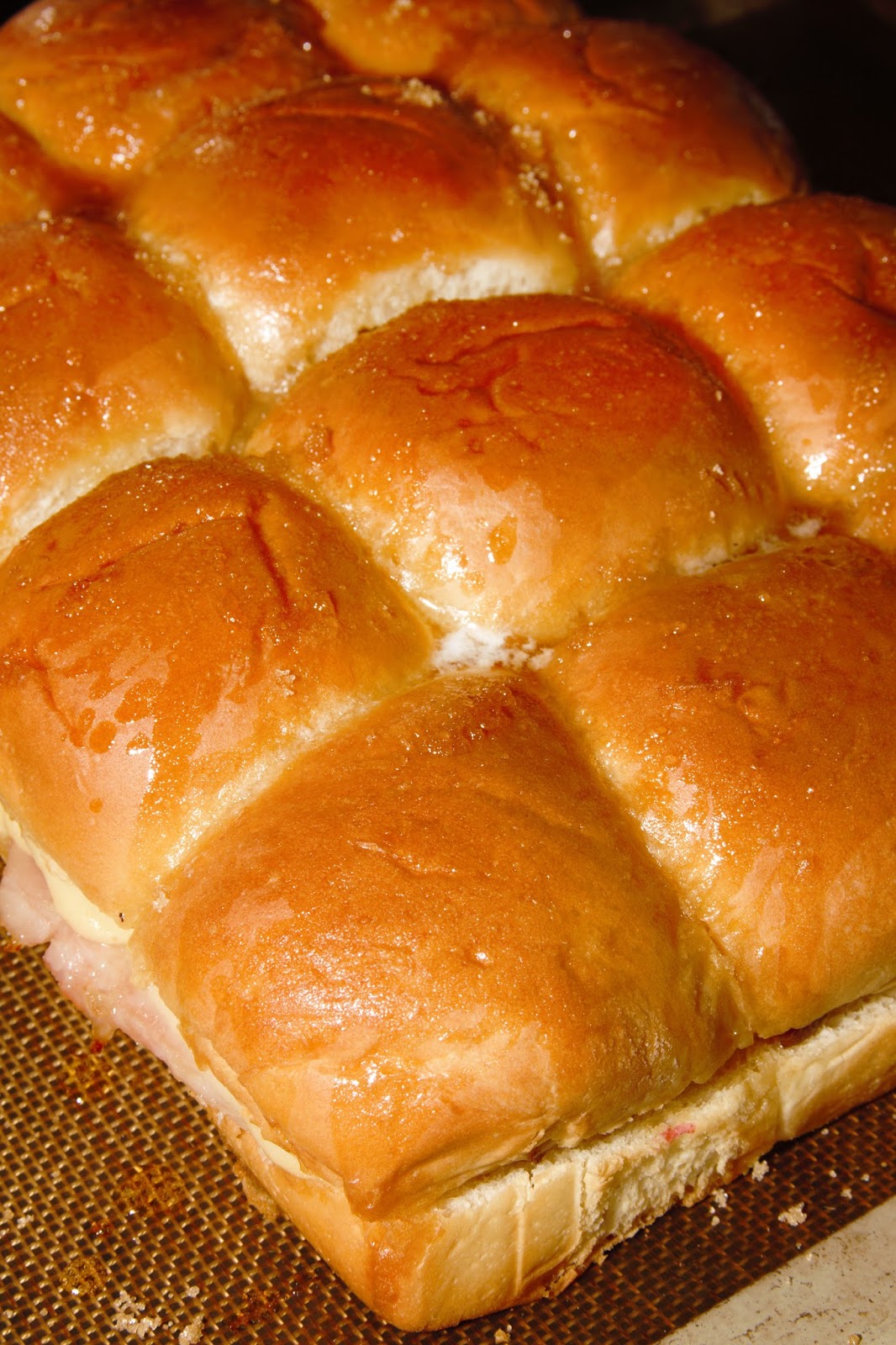 For the Love of Food Leftover Holiday Ham Baked Sliders