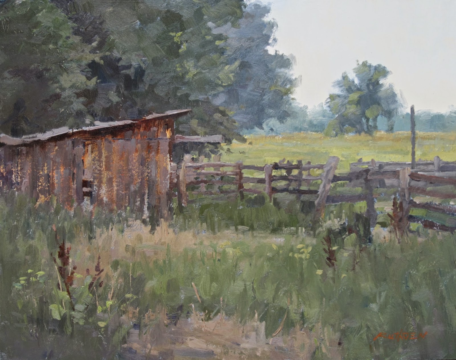 Scott Ruthven Fine Art: Paint The Poudre Plein Air 2014