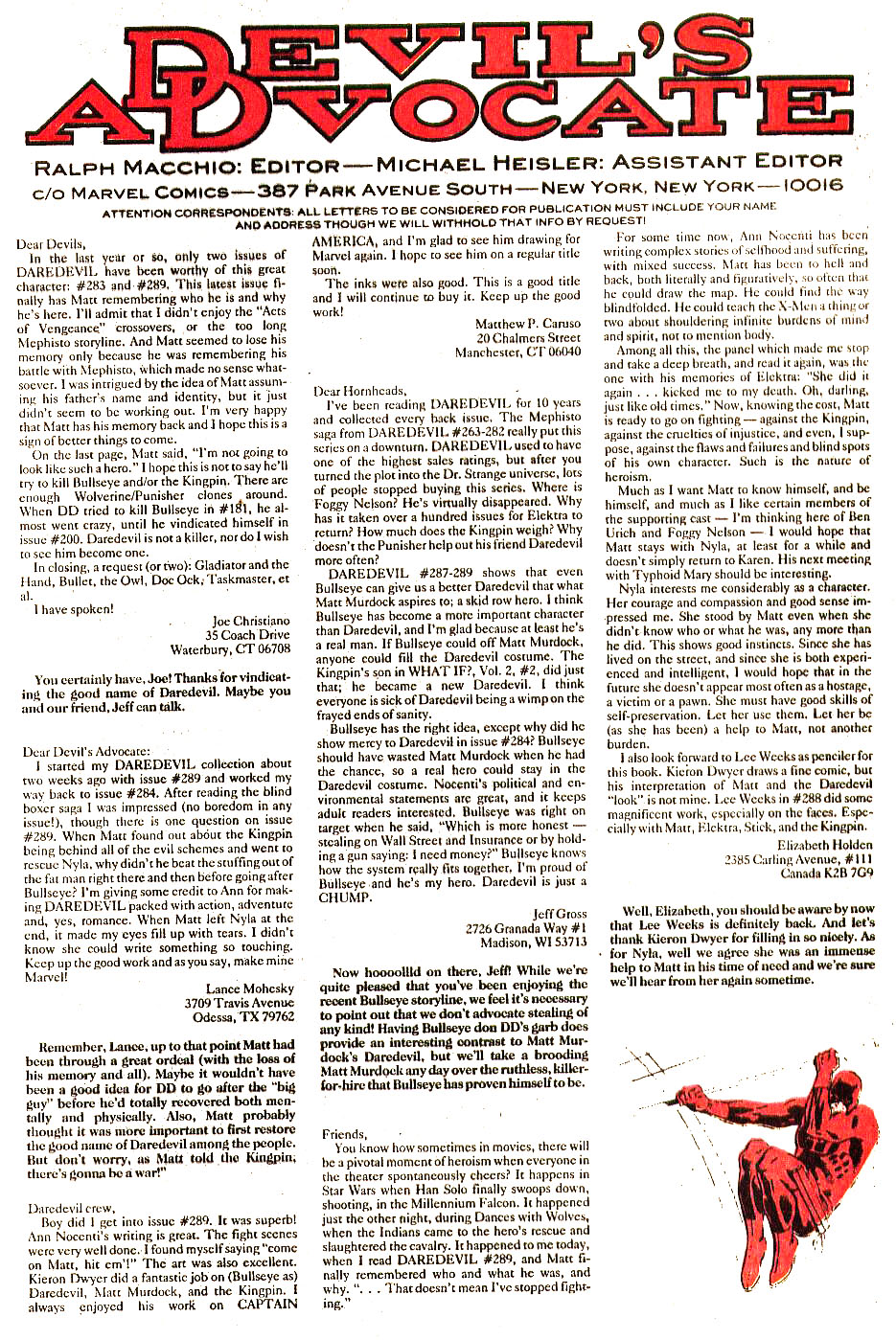 Read online Daredevil (1964) comic - Issue #295 - 23