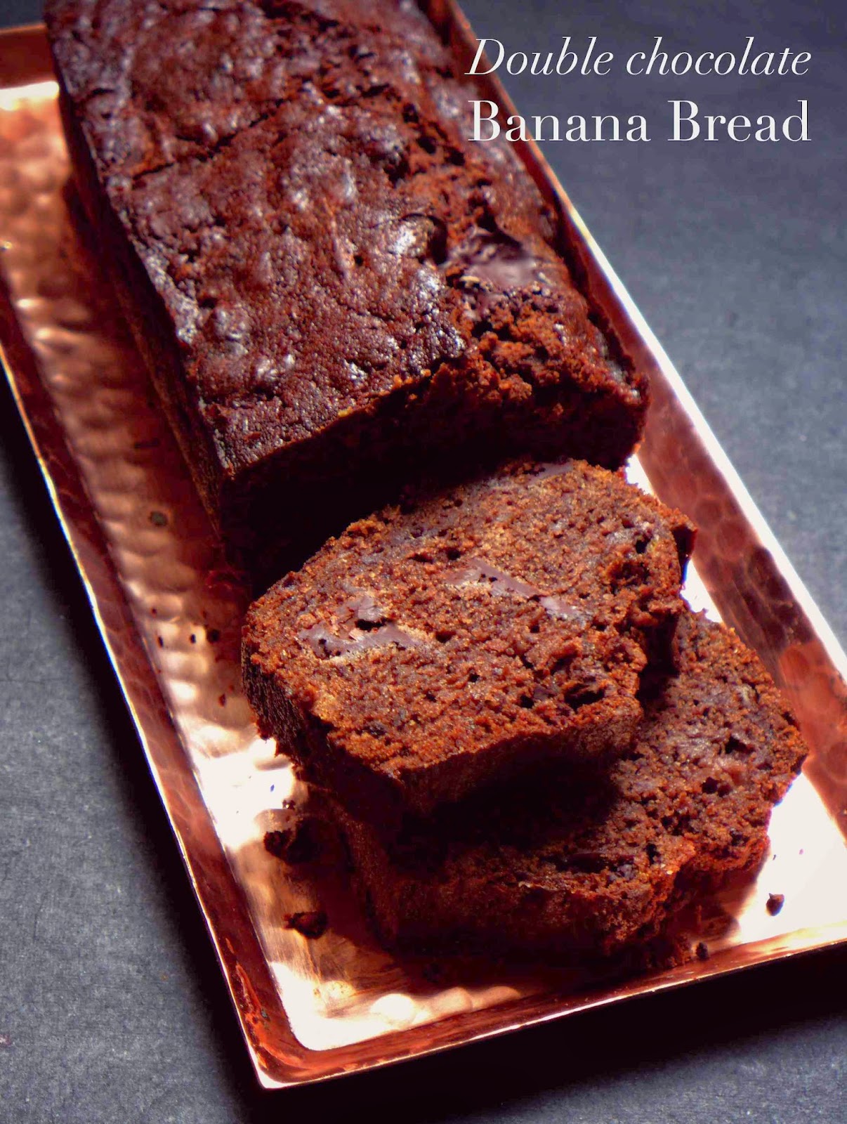 Double Chocolate Banana Bread