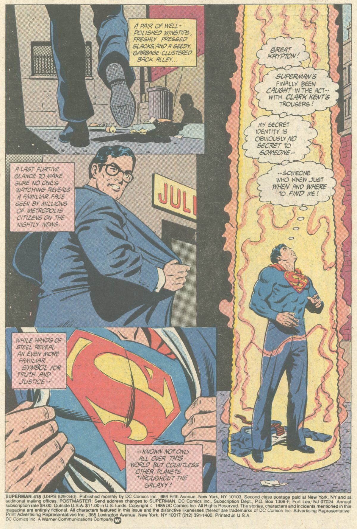 Read online Superman (1939) comic -  Issue #418 - 3