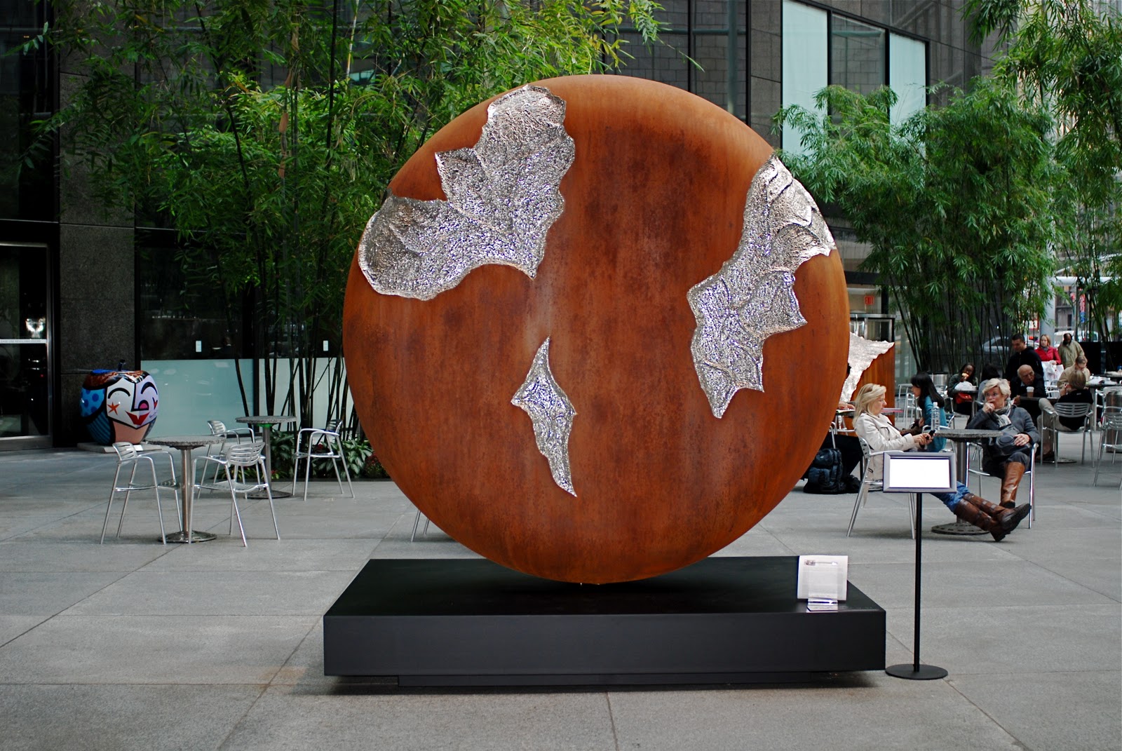 NYC ♥ NYC "Torn Steel" Exhibition at 590 Madison Avenue Atrium