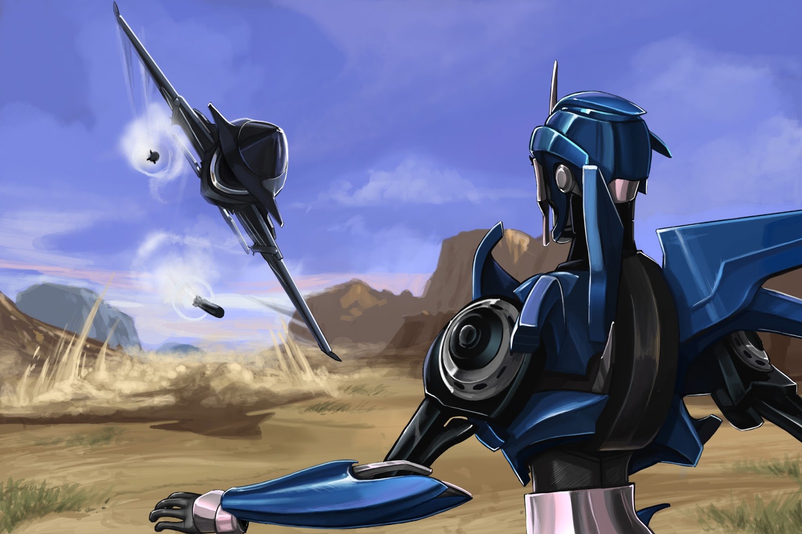 MATT GRETTON ART Game Transformers Prime Terrorcon Defense