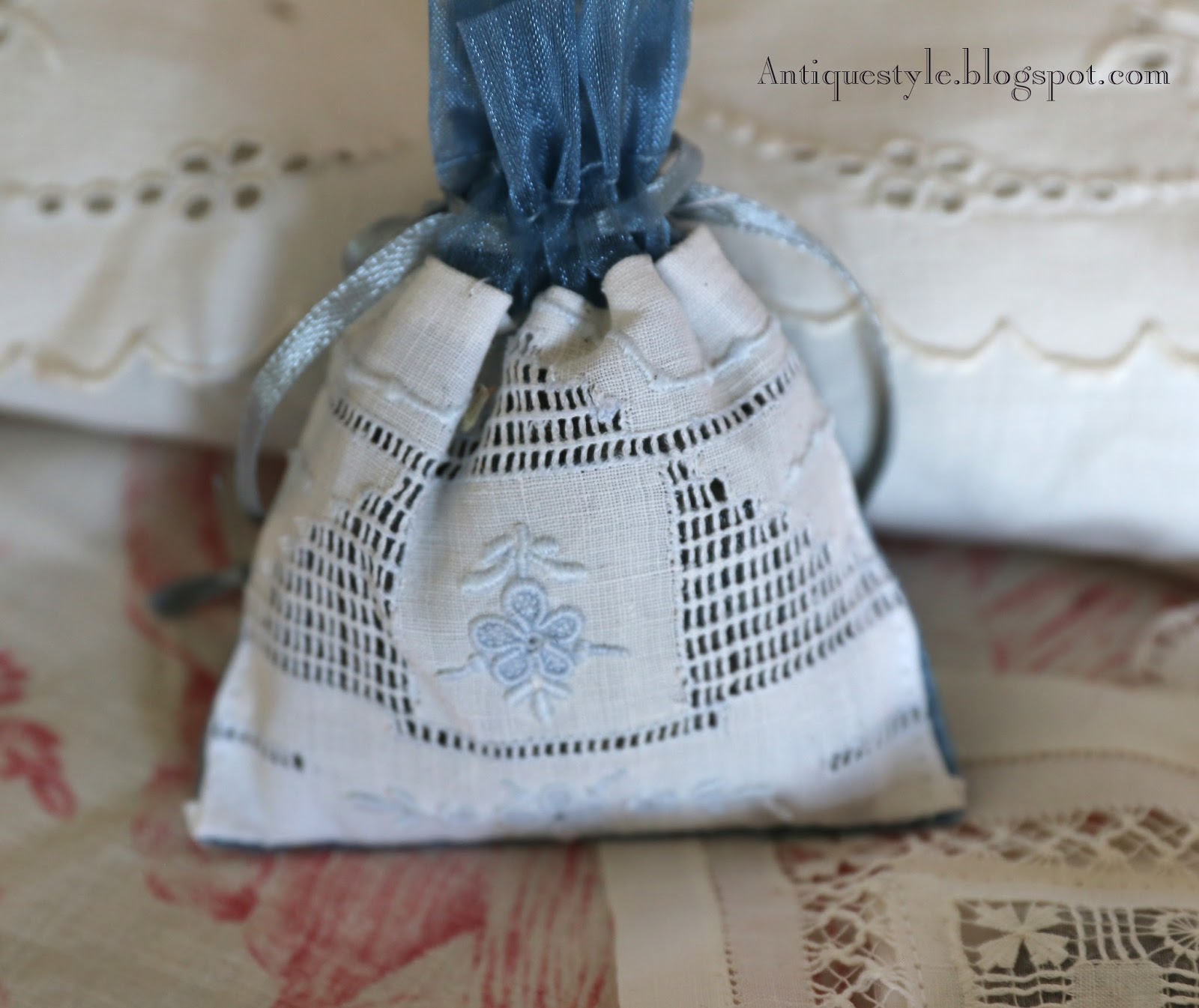 Antique Style: Making Beautiful Lavender Sachets With Antique Linens ...