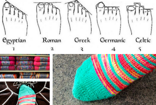Knitting By Lær at strikke den perfekte tå der passer til din type fod - ⭐️🙌🏼⭐️