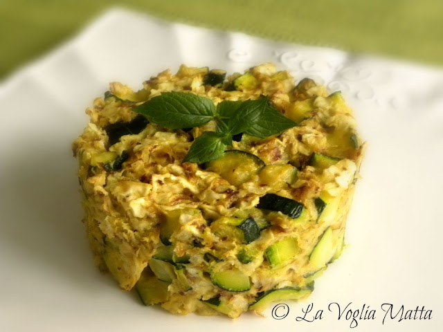 timballini di pane azzimo con zucchine e menta