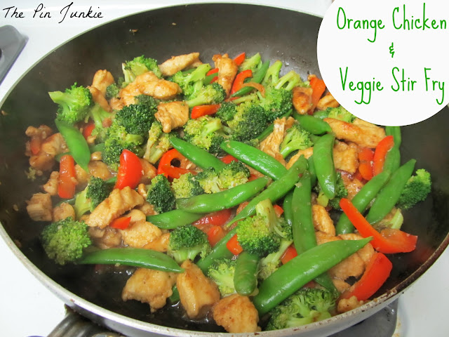 Orange Chicken Vegetable Stir Fry
