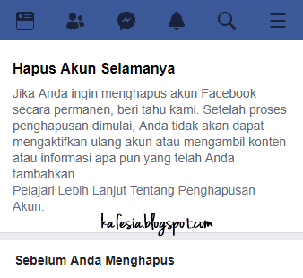 Cara Menghapus Akun Facebook Permanen Lewat Hp Pc Laptop