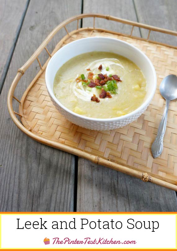 Featured Recipe | Leek and Potato Soup from The PinterTest Kitchen #SecretRecipeClub #recipe #soup #potato