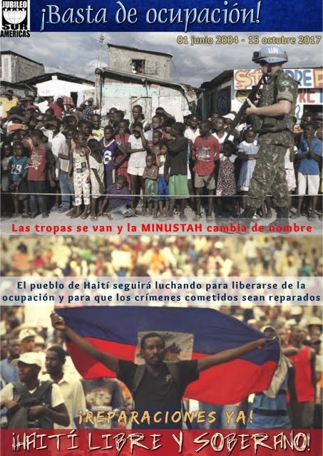 ¡Por una Haití Libre y Soberana!
