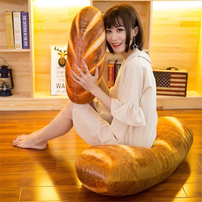 Amazon Is Selling A Huge Bread Pillow Every Carb Lover Will Adore