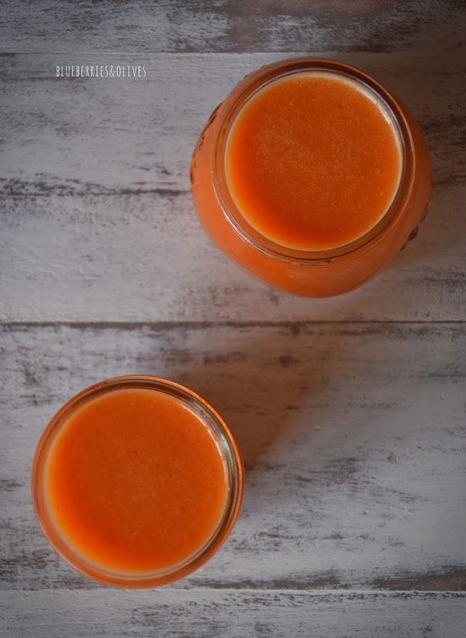 SMOOTHIE MULTIVITAMINAS DE CÍTRICOS, ZANAHORIA Y JENGIBRE