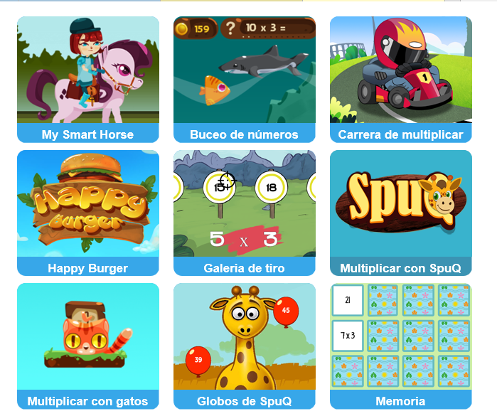 Las mates en Reibon Las tablas de multiplicar