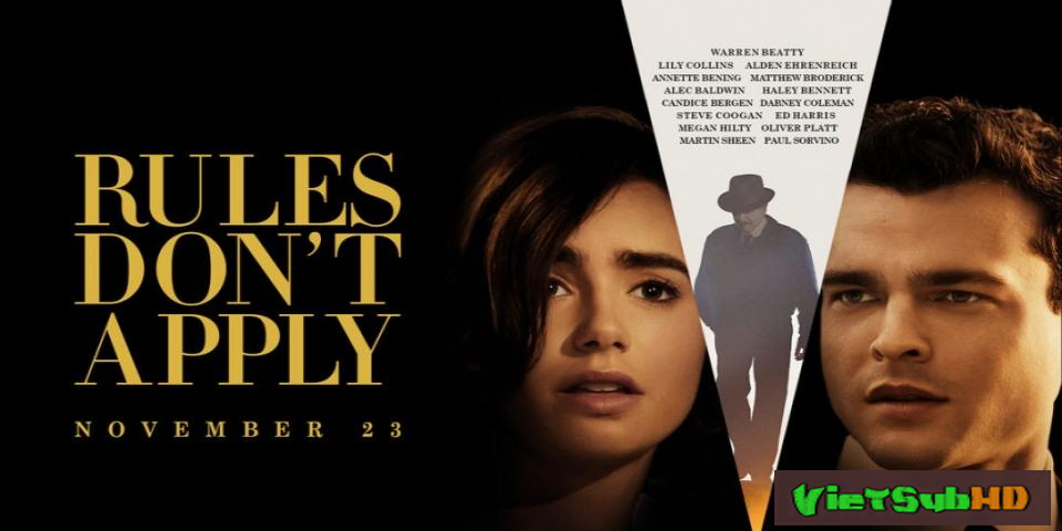 Phim Tình Trường Khói Lửa VietSub HD | Rules Don't Apply 2017