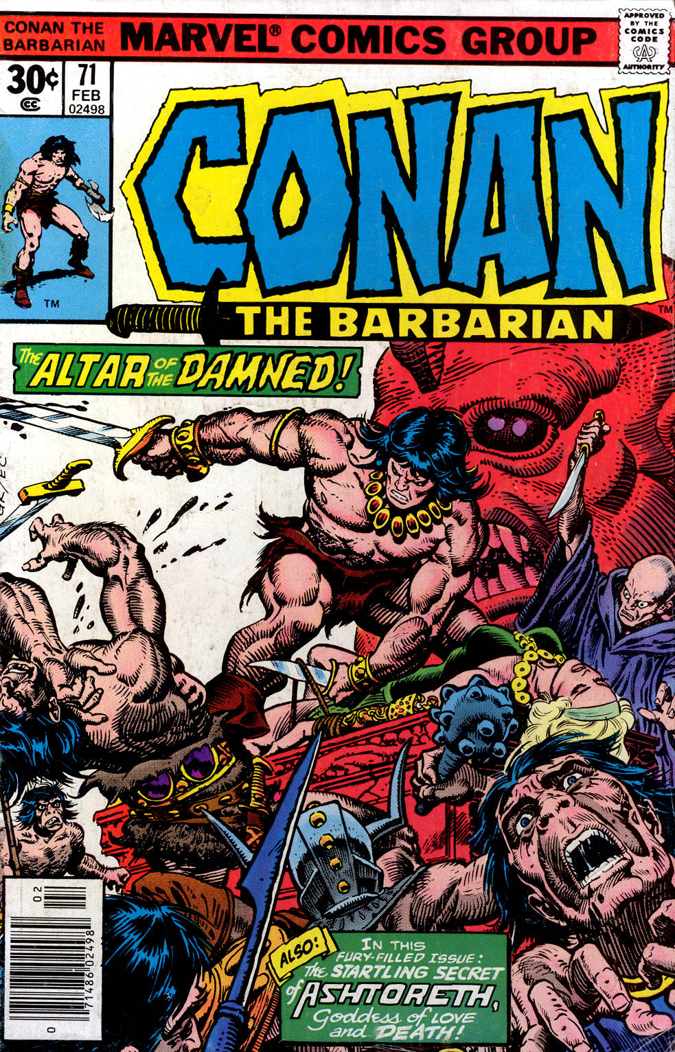 Read online Conan the Barbarian (1970) comic -  Issue #71 - 1
