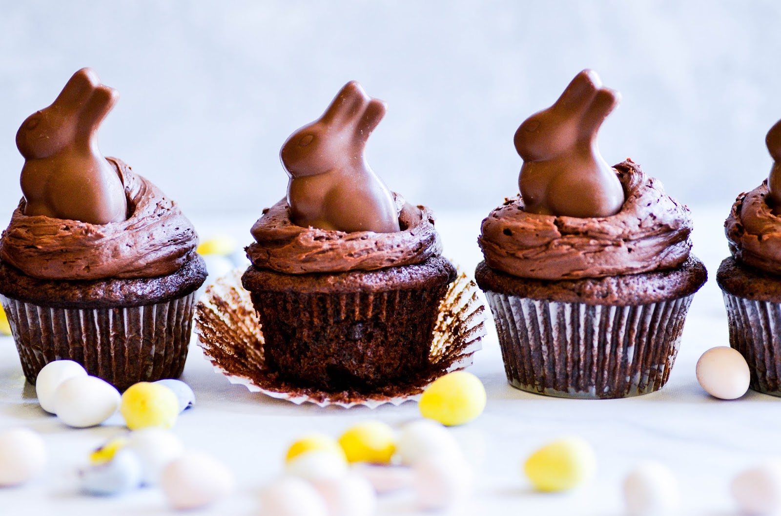 Chocolate Bunny Cupcakes Keat's Eats