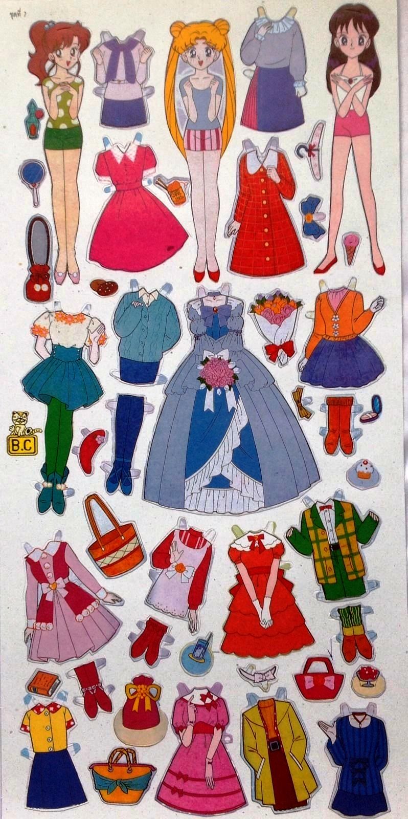 Mbah Bepe: Paper Doll Sailor Moon