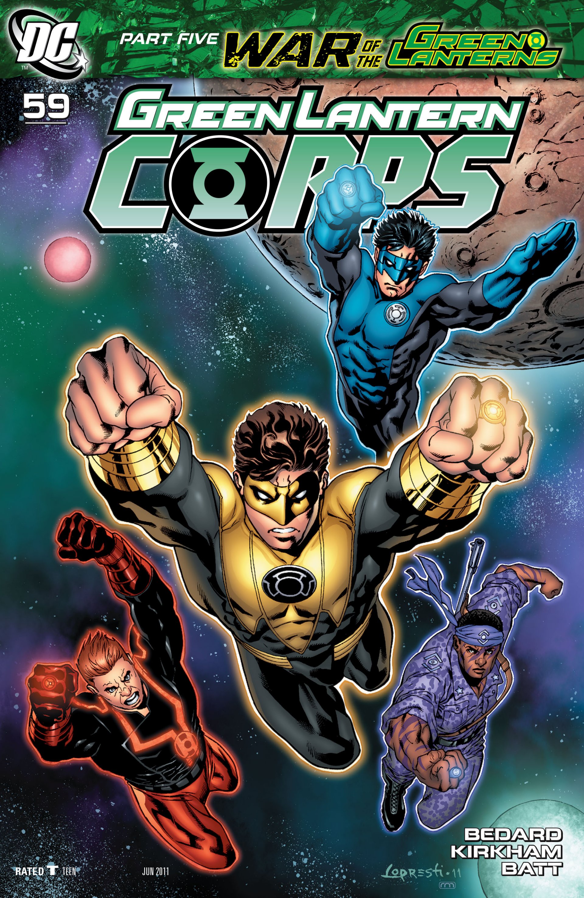 Read online Green Lantern Corps (2006) comic -  Issue #59 - 1