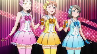 Aqours take to the stage for the first time