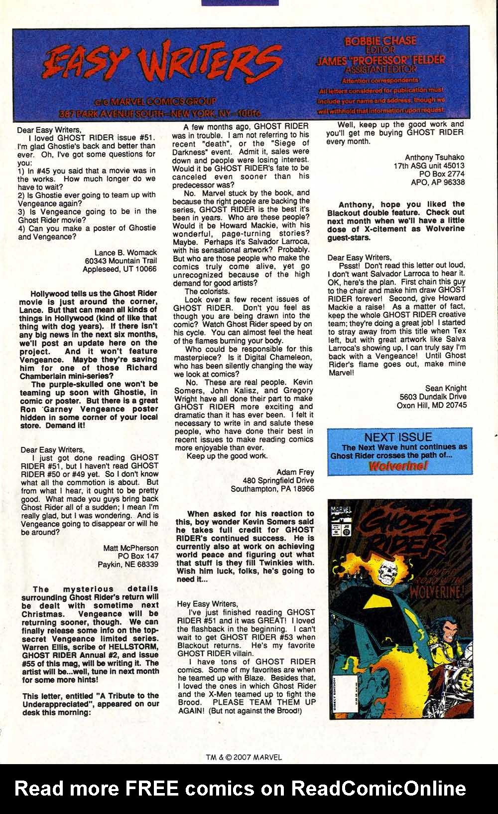 Read online Ghost Rider (1990) comic -  Issue #56 - 33