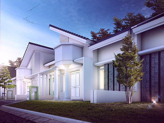 Lingkar Warna Desain Rumah Minimalis Ukuran 10x15 Meter 4 Kamar