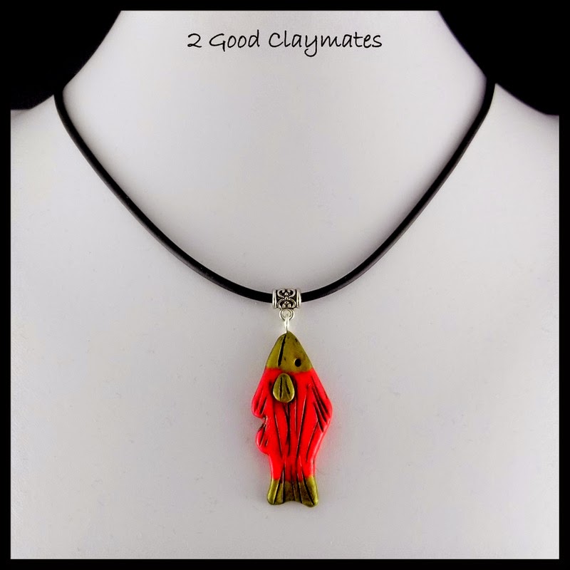 2 Good Claymates How to Make an Adjustable Slider Bead for a Necklace