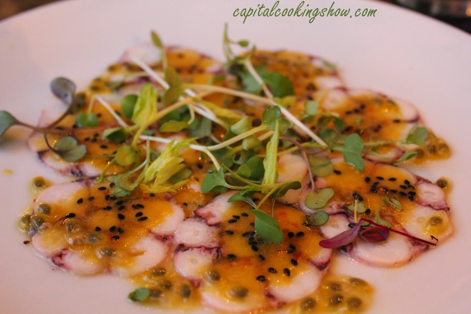 Capital Cooking with Lauren DeSantis: Eat With Your Eyes: Octopus Carpaccio