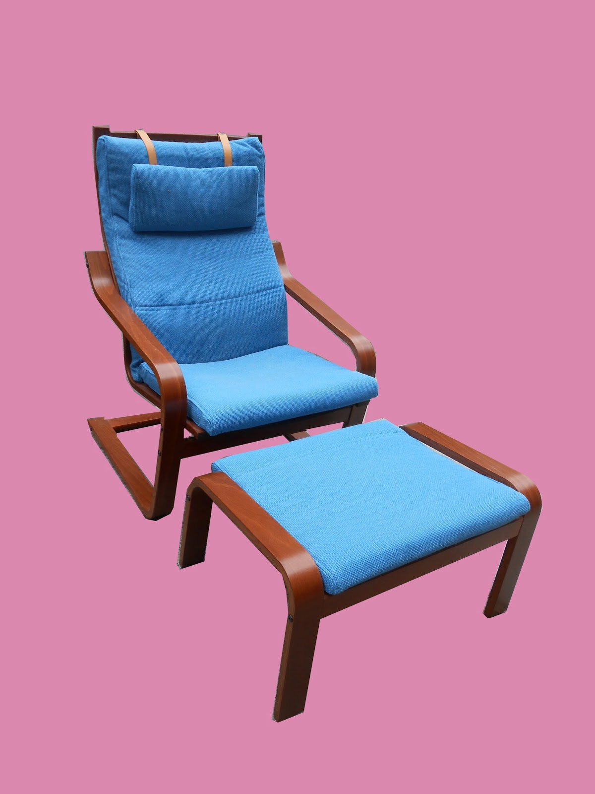 Uhuru Furniture & Collectibles: Ikea Poang Chair + Footstool- SOLD