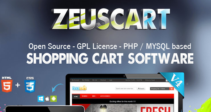 ZeusCart eCommerce application