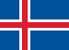 Logo Gambar Bendera Negara Islandia PNG JPG ukuran 100 px