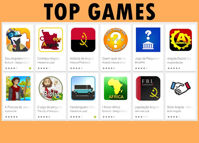 The best games for android ever developed by young Angolans