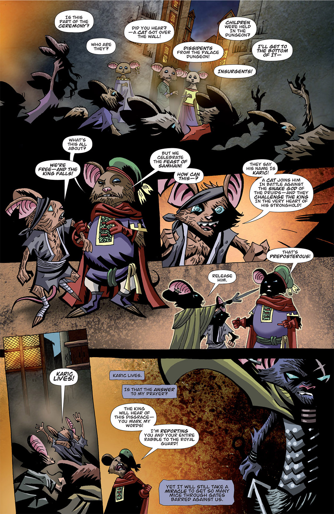 Read online The Mice Templar Volume 3: A Midwinter Night's Dream comic -  Issue #0 - 7