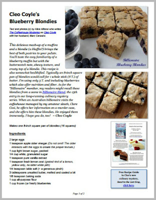 Mystery Lovers Kitchen How To Make My Billionaire Blueberry