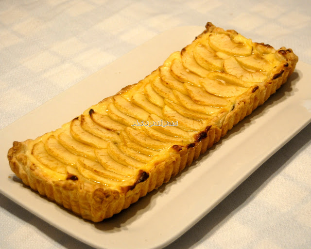 Tarta de Manzana y Crema Pastelera