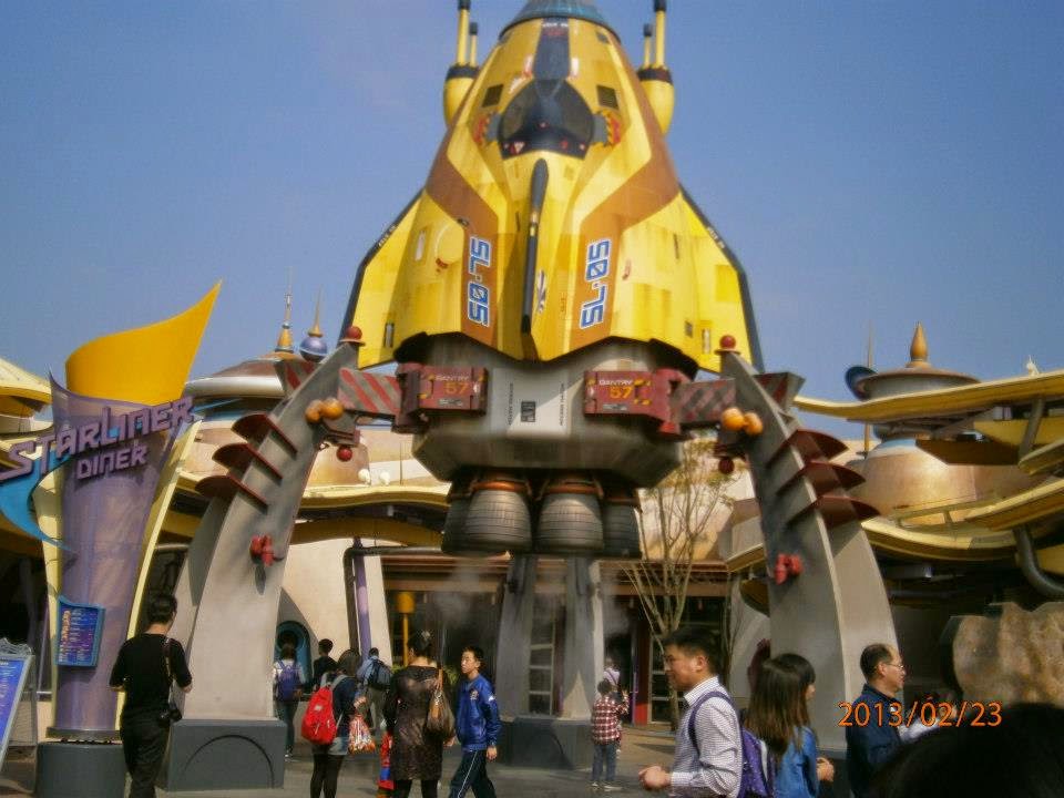 Astro Blaster in Tomorrowland Disneyland Hong Kong